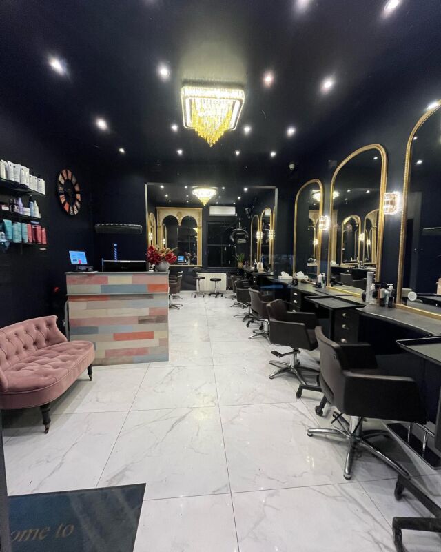 The Salon new look for the new year thank you @alexander_decor_ltd_  for the great job and delivering on time